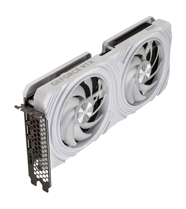Palit WHITE - NVIDIA 8 GB GDDR6 GeForce RTX 4060 Ti graphics card