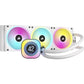 Corsair iCUE LINK H150i LCD - Air Processor Cooler in White - 360mm
