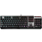 MSI VIGOR GK50 - USB Wired RGB Mechanical Gaming keyboard in Black (QWERTZ German)