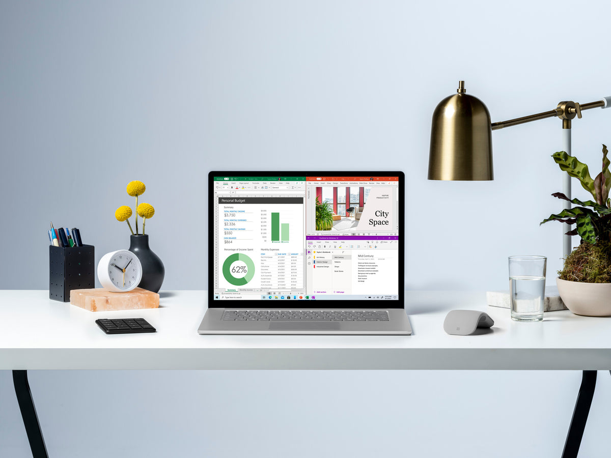 Microsoft Surface Laptop 4 - 38.1 cm (15&quot;) - Touchscreen - Intel® Core™ i7-1185G7 - 8 GB LPDDR4x-SDRAM - 512 GB SSD - Wi-Fi 6 - Windows 11 Pro - Platinum