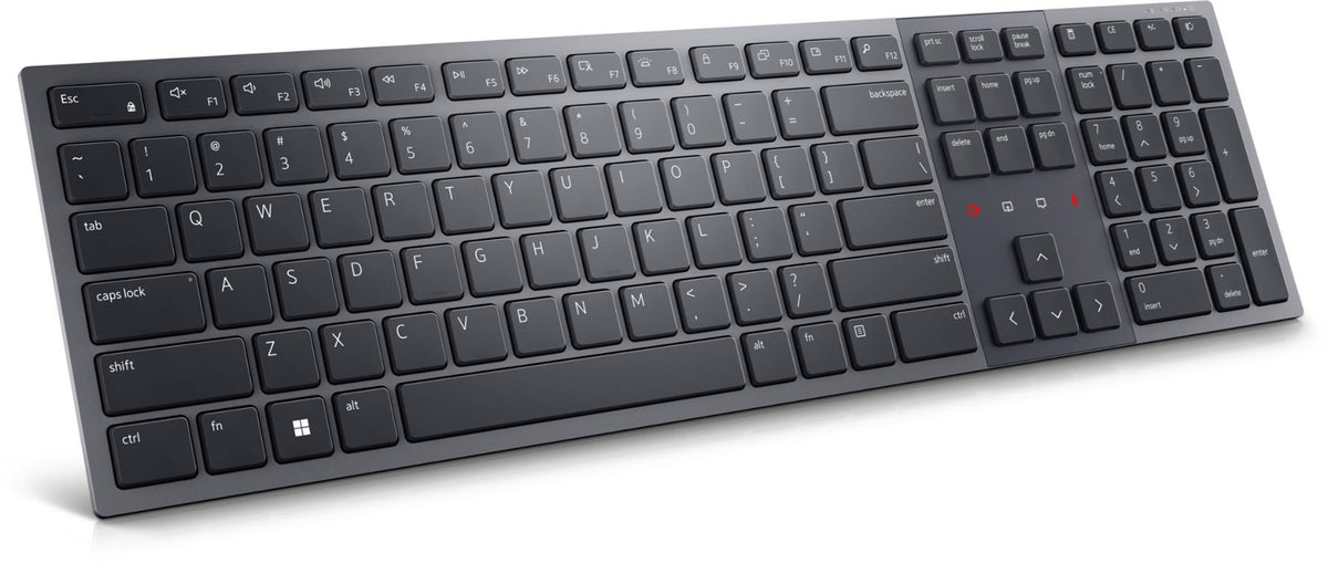 DELL KB900 keyboard RF Wireless + Bluetooth QWERTZ German Graphite
