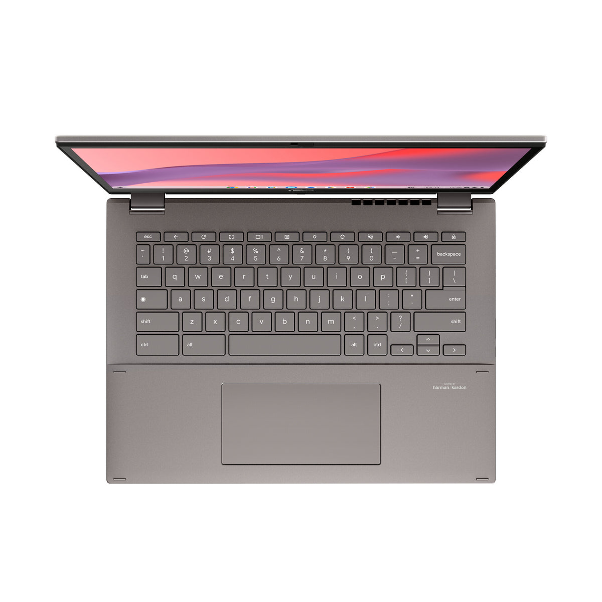 ASUS Chromebook CX34 Flip - 35.6 cm (14") - Touchscreen - Intel® Core™ i5-1235U - 8 GB LPDDR4x-SDRAM - 256 GB SSD - Wi-Fi 6E - ChromeOS - Grey
