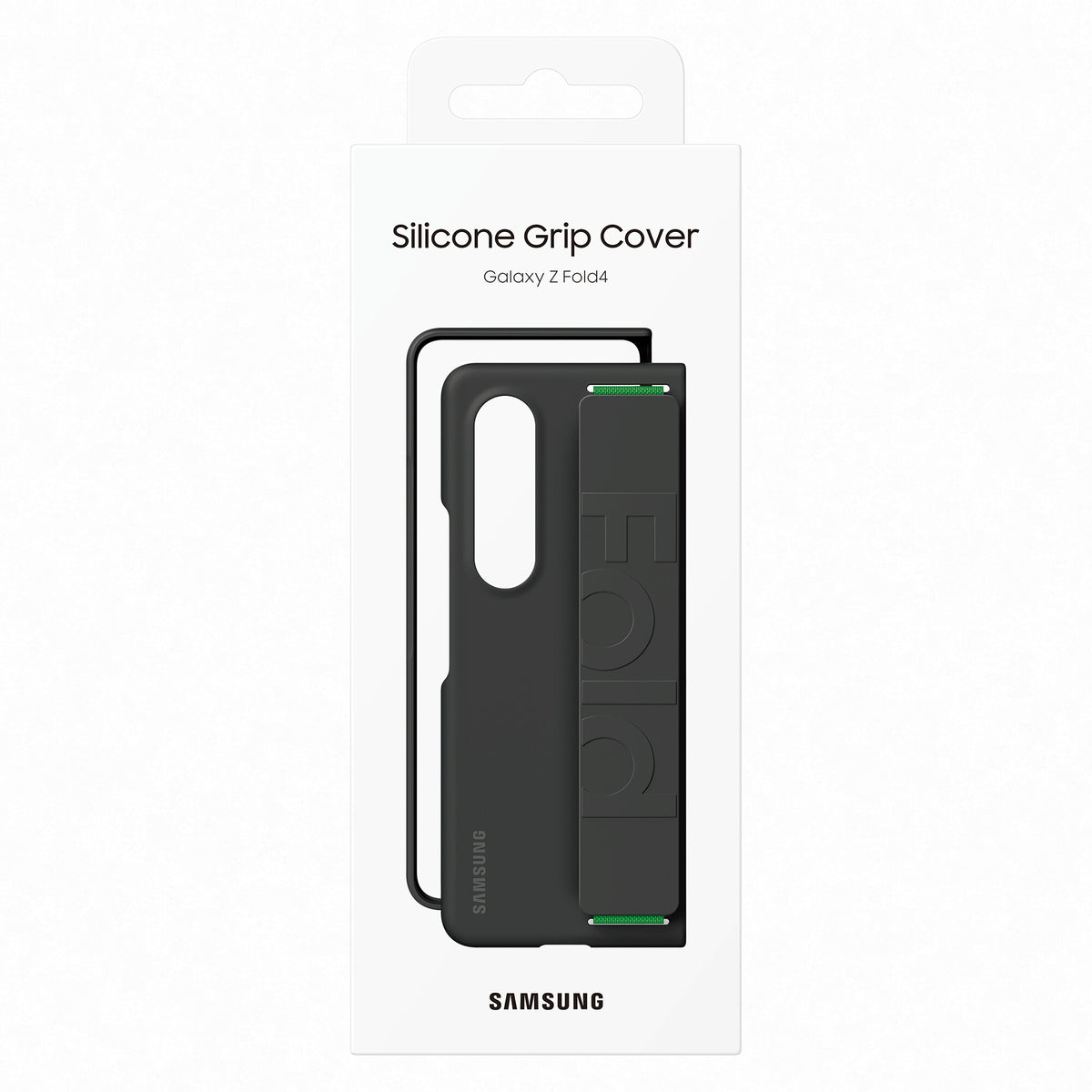 Samsung mobile phone fold case with strap for Galaxy Z Fold4 in Black