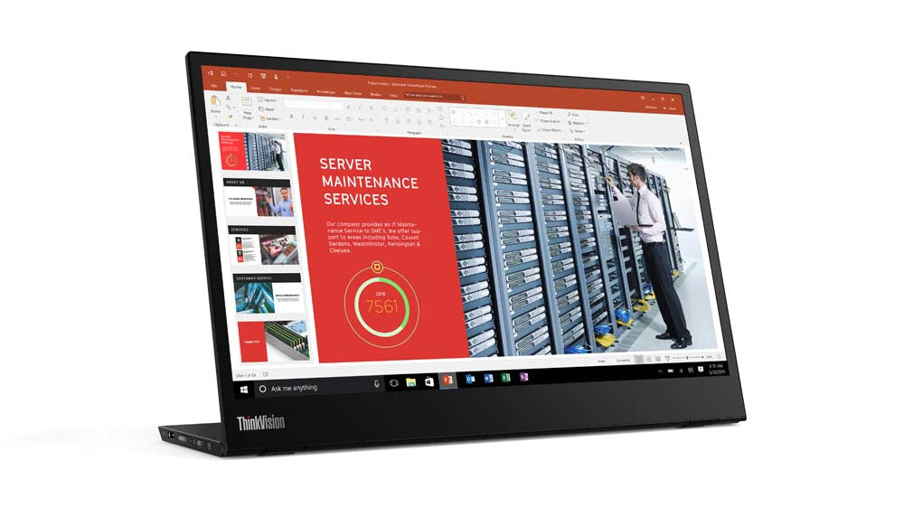 Lenovo ThinkVision M14 - 35.6 cm (14") - 1920 x 1080 pixels Full HD Monitor