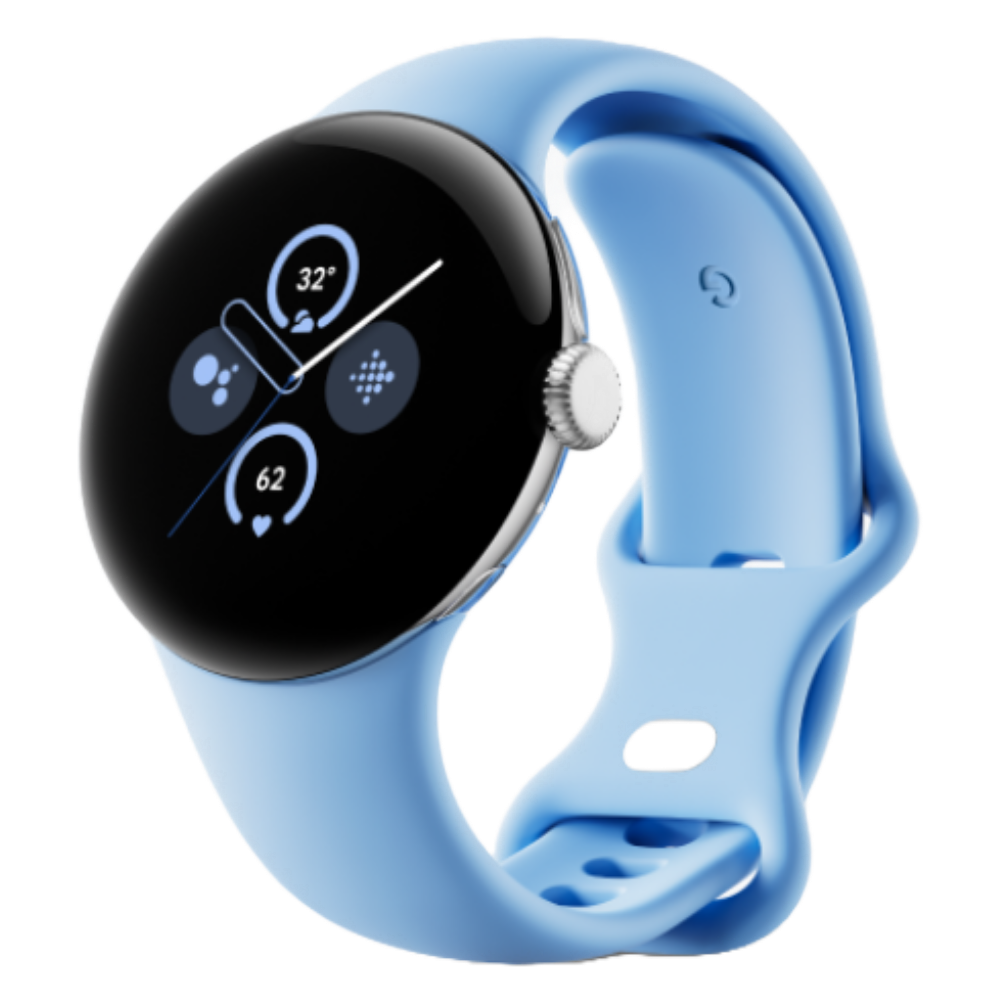 Google Pixel Watch - Polished Silver - 41MM - Refurbished