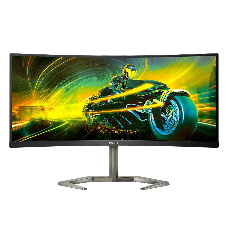Philips Momentum 34M1C5500VA/00 LED display 86.4 cm (34") 3440 x 1440 pixels Wide Quad HD LCD Black Monitor
