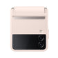 Samsung Flap Leather Cover for Galaxy Z Flip4 in Peach