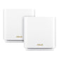 ASUS ZenWiFi AX XT8 - Gigabit Ethernet Tri-band (2.4 GHz / 5 GHz / 5 GHz) Wi-Fi 6 Router (Pack of 2)