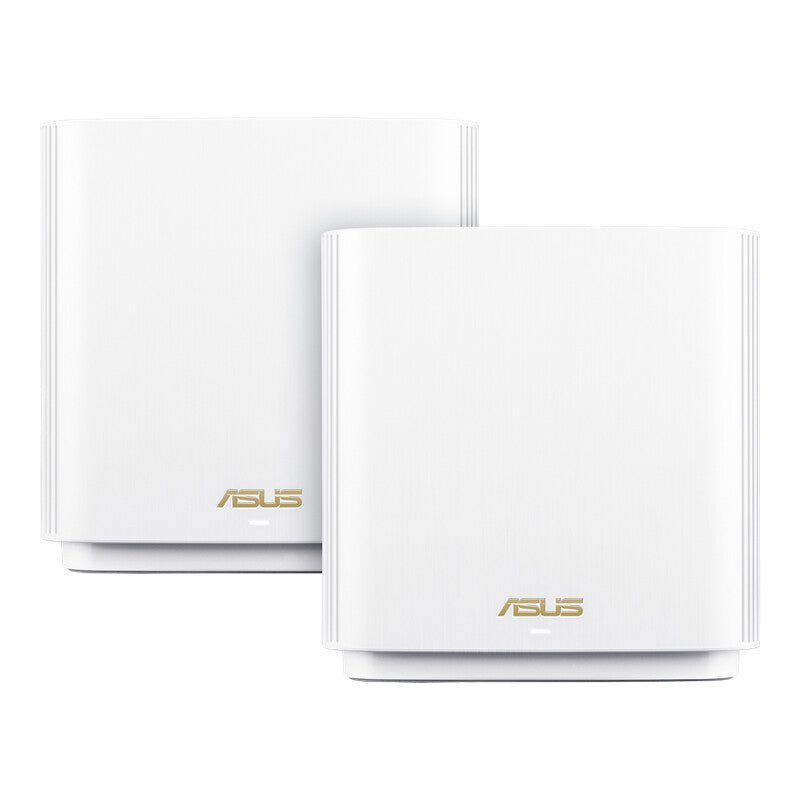 ASUS ZenWiFi AX XT8 - Gigabit Ethernet Tri-band (2.4 GHz / 5 GHz / 5 GHz) Wi-Fi 6 Router (Pack of 2)