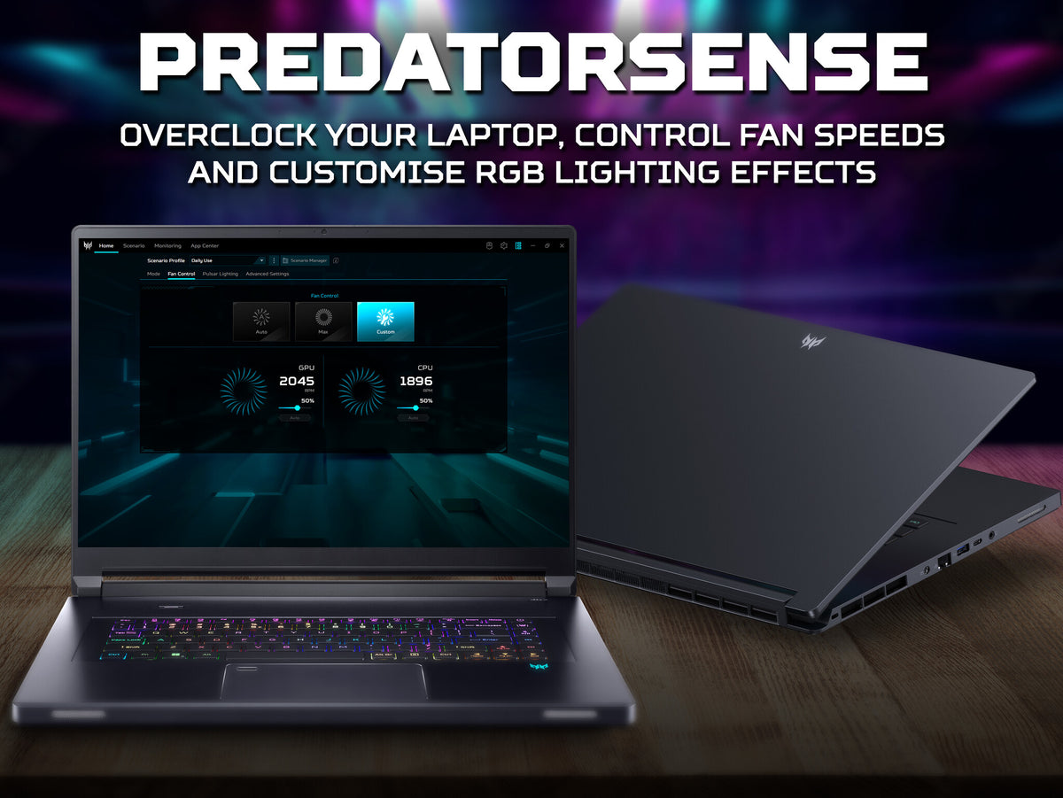 Acer Predator Triton 17X - 43.2 cm (17") - Intel® Core™ i9-13900HX - 64GB DDR5-SDRAM - 4TB NVMe SSD - NVIDIA GeForce RTX 4090 - Wi-Fi 6E - Windows 11 Home - Black