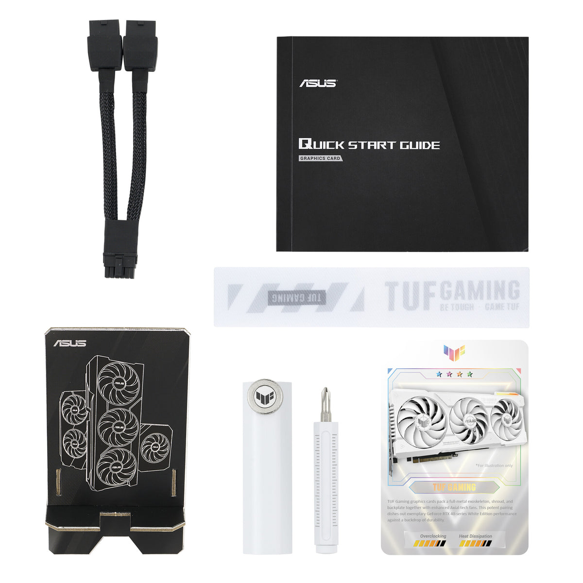 ASUS TUF Gaming White - NVIDIA 16 GB GDDR6X GeForce RTX 4070 Ti SUPER graphics card