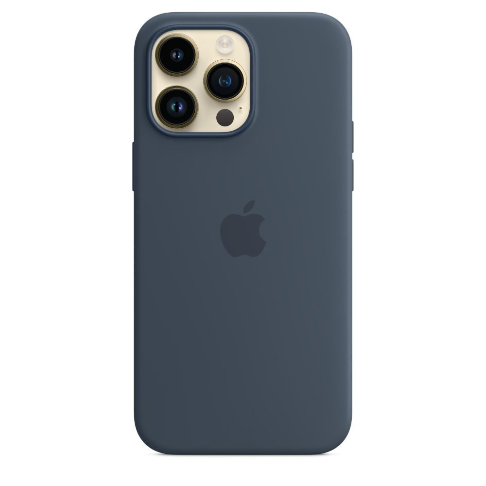 Apple iPhone 14 Pro Max Silicone Case with MagSafe in Storm Blue - Open Box
