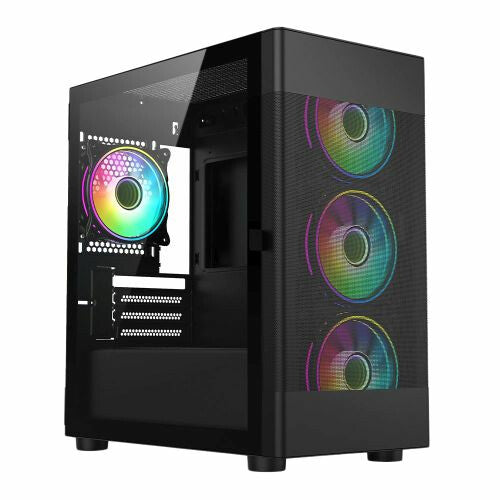 VIDA Zephyr - MicroATX Mid Tower Case in Black
