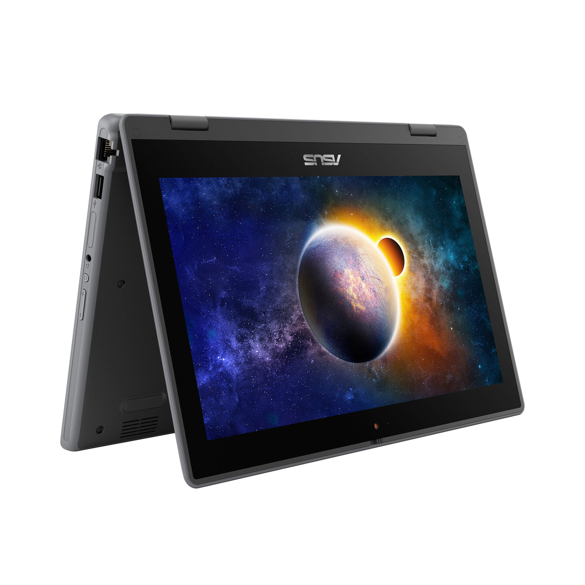 ASUS BR1100F-CS41XAS-3Y Hybrid (2-in-1) - 29.5 cm (11.6&quot;) - Touchscreen - Intel® Celeron® N4500 - 4 GB DDR4-SDRAM - 128 GB SSD - Wi-Fi 6 - Windows 11 Pro Education - Grey
