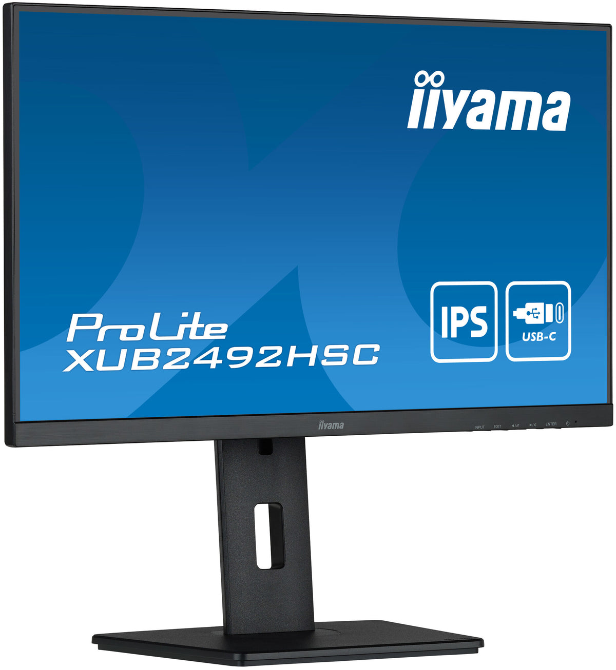 iiyama ProLite XUB2492HSC-B5 LED display 61 cm (24") 1920 x 1080 pixels Full HD Black