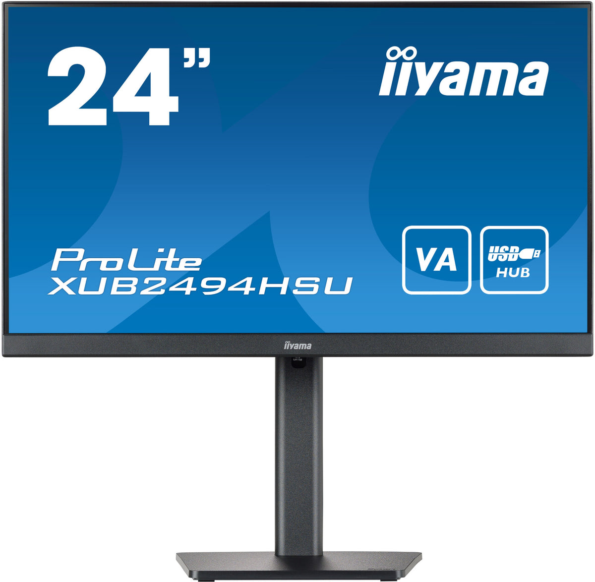 iiyama ProLite XUB2494HSU-B2 - 60.5 cm (23.8") - 1920 x 1080 pixels FHD LED Monitor