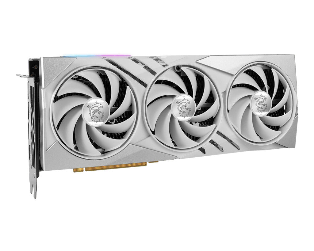 MSI GAMING X SLIM WHITE - NVIDIA 16 GB GDDR6X GeForce RTX 4070 Ti SUPER graphics card