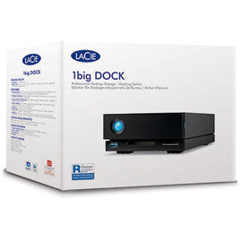 LaCie 1big Dock - 7.2K RPM External 3.5" HDD in Black - 18 TB