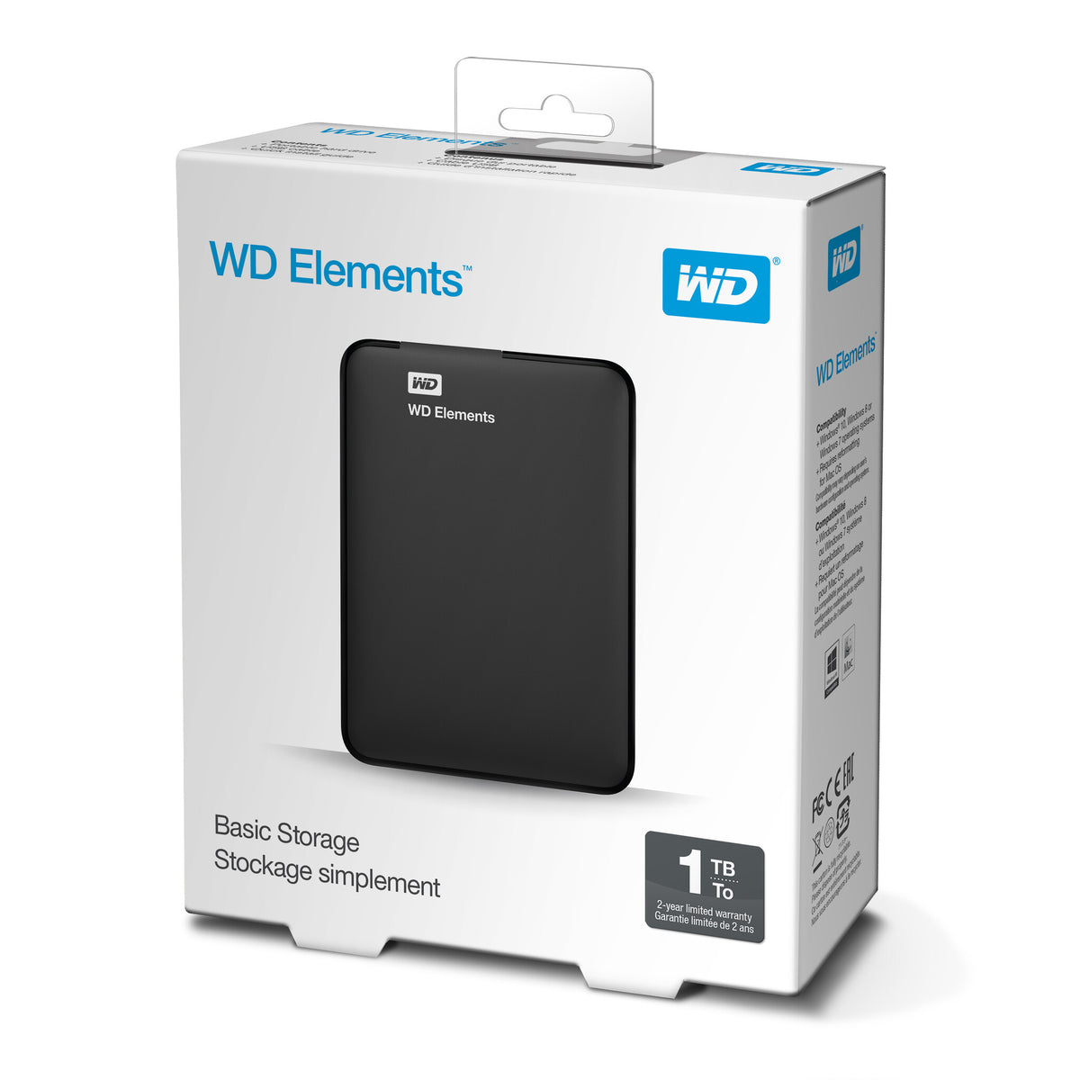 Western Digital WD Elements - 2.5" Portable External hard drive - 1 TB