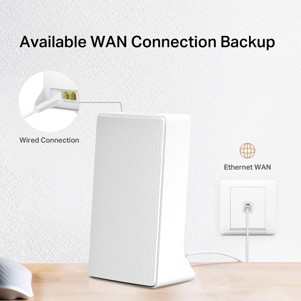 Mercusys MB110 - Fast Ethernet Single-Band (2.4 GHz) 4G wireless router in White