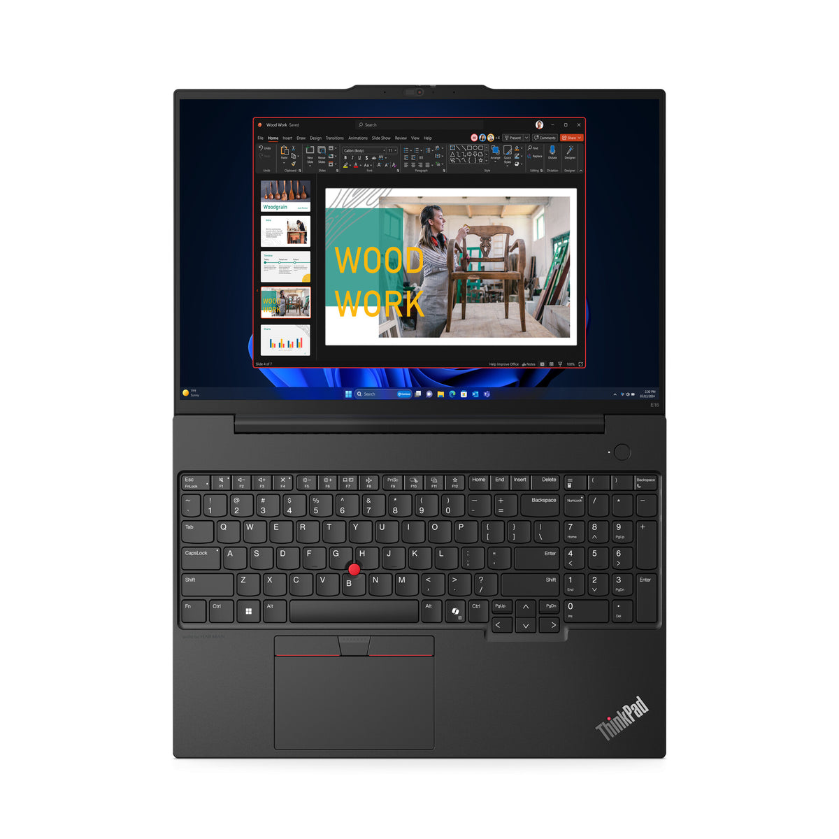 Lenovo ThinkPad E16 Gen 2 Laptop - 40.6 cm (16") - Intel Core Ultra 7 155H - 16 GB DDR5-SDRAM - 512 GB SSD - Wi-Fi 6E - Windows 11 Pro - Black