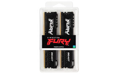 Kingston Technology FURY Beast Black - 8 GB 2 x 4 GB 3200MT/s DDR4 memory module