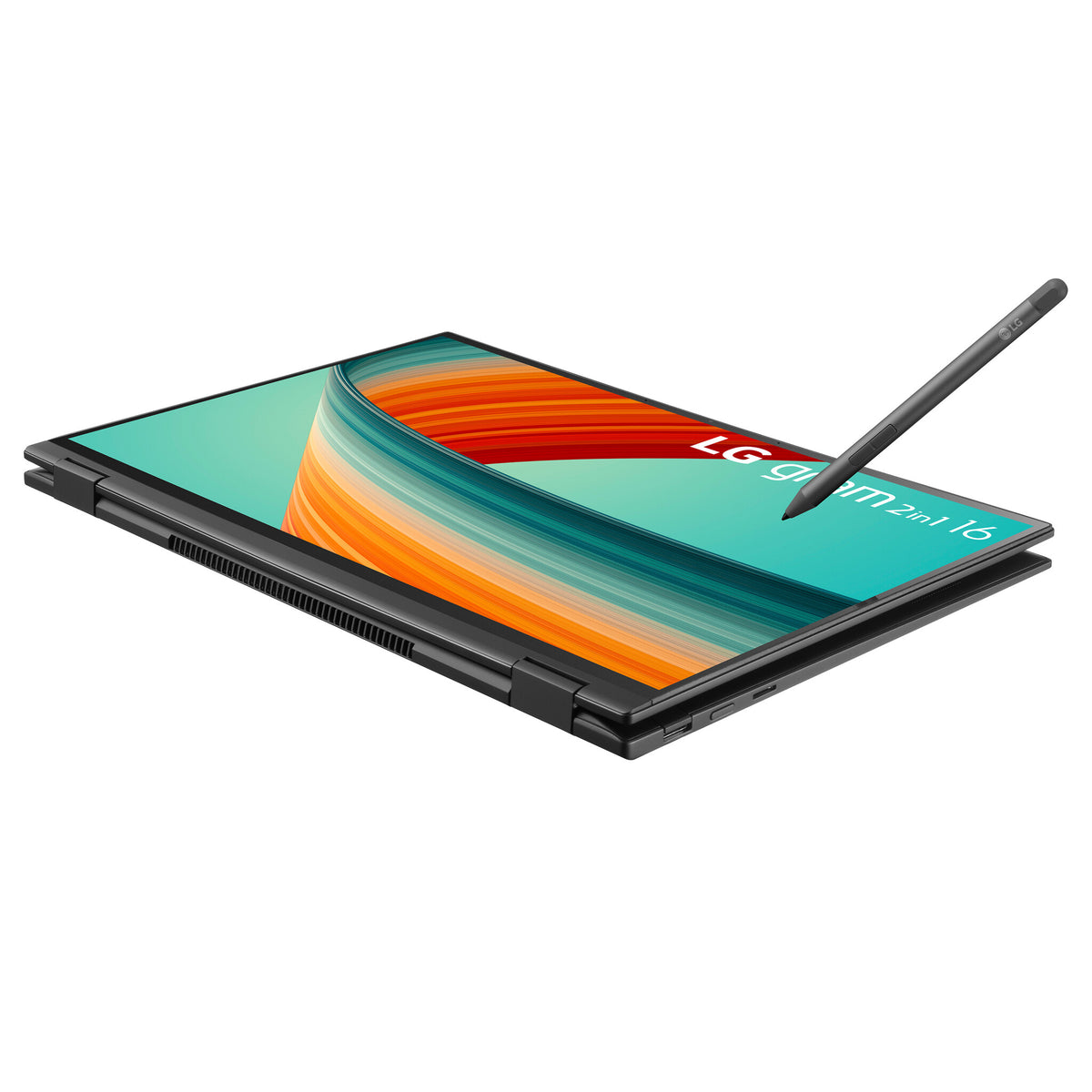 LG Gram 16T90R-K.AA78A1 Hybrid (2-in-1) - 40.6 cm (16") - Touchscreen - Intel® Core™ i7-1360P - 16 GB LPDDR5-SDRAM - 1 TB SSD - Wi-Fi 6E - Windows 11 Home - Black