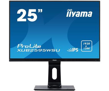 iiyama ProLite XUB2595WSU-B1 - 63.5 cm (25") - 1920 x 1200 pixels WUXGA LED Monitor