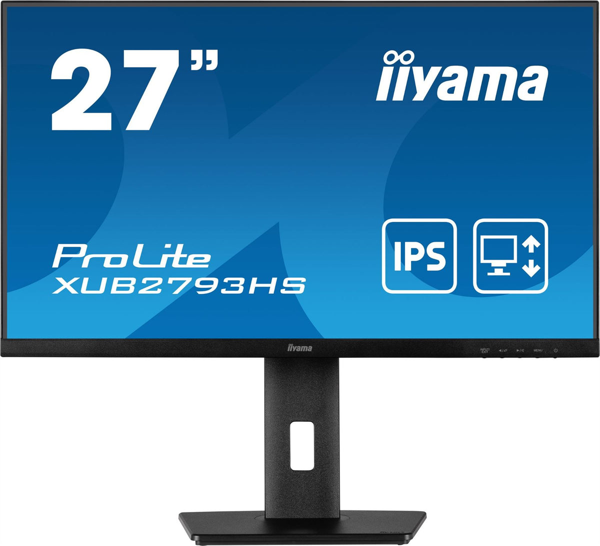 iiyama ProLite XUB2793HS-B5 LED display 68.6 cm (27") 1920 x 1080 pixels Full HD Black Monitor