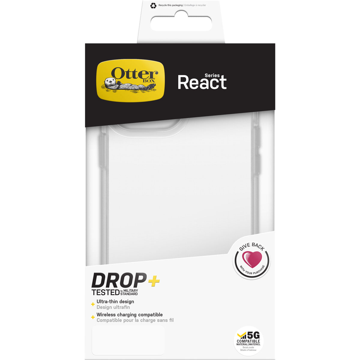 OtterBox React Series for Apple iPhone 13 Pro Max in Transparent