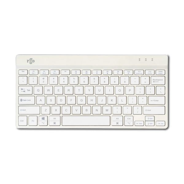 R-Go Tools Compact Break R-Go keyboard, QWERTY (US), Bluetooth, White