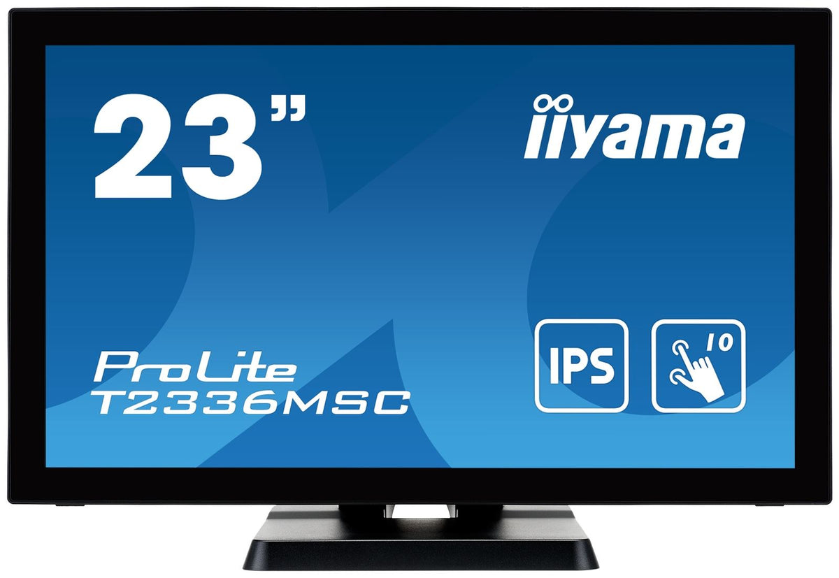 iiyama ProLite T2336MSC-B3 LED display 58.4 cm (23") 1920 x 1080 pixels Full HD Touchscreen Black Monitor