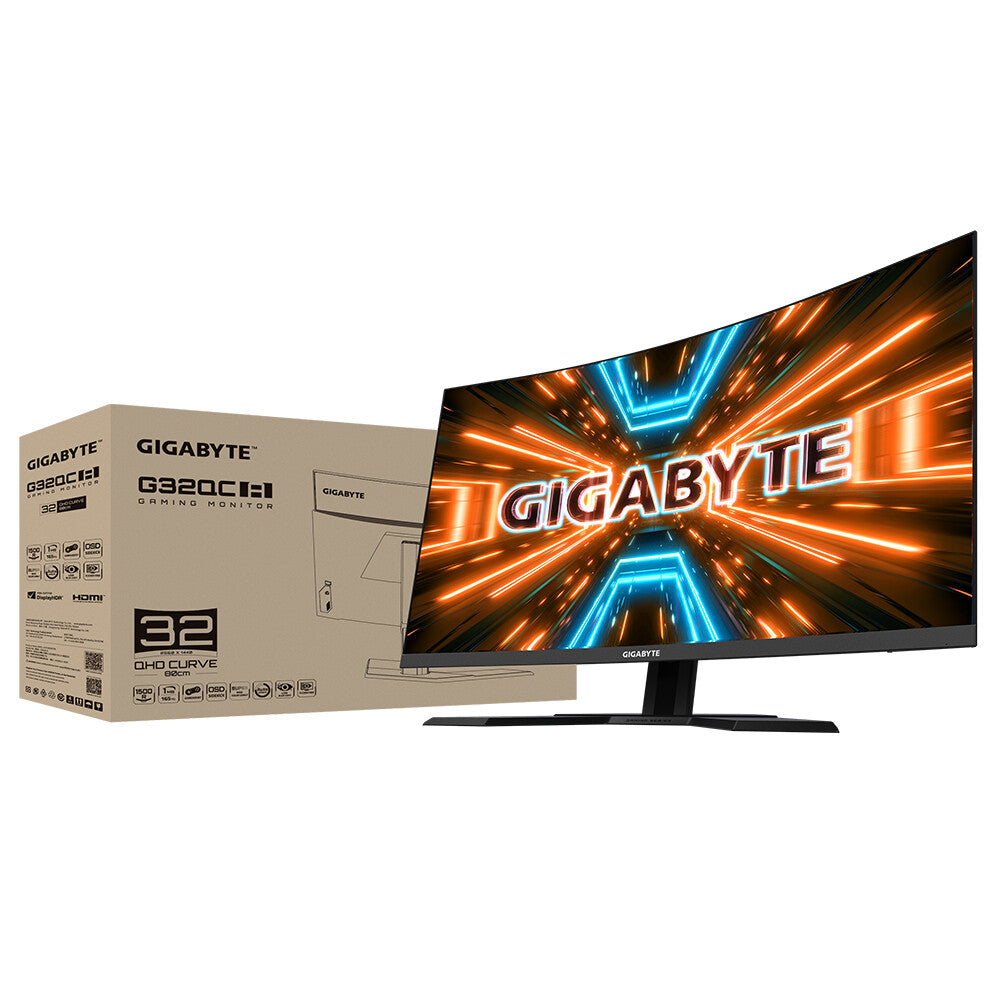 Gigabyte G32QCA - 80 cm (31.5") - 2560 x 1440 pixels 2K UHD LED Monitor