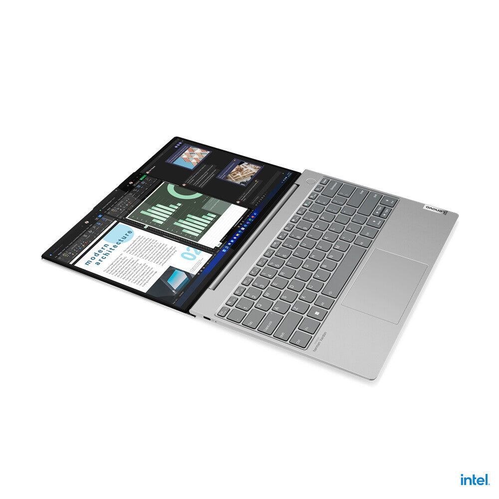 Lenovo ThinkBook 13x G2 IAP Laptop - 33.8 cm (13.3") - Intel® Core™ i7-1255U - 16 GB LPDDR5-SDRAM - 512 GB SSD - Wi-Fi 6E - Windows 11 Pro - Grey