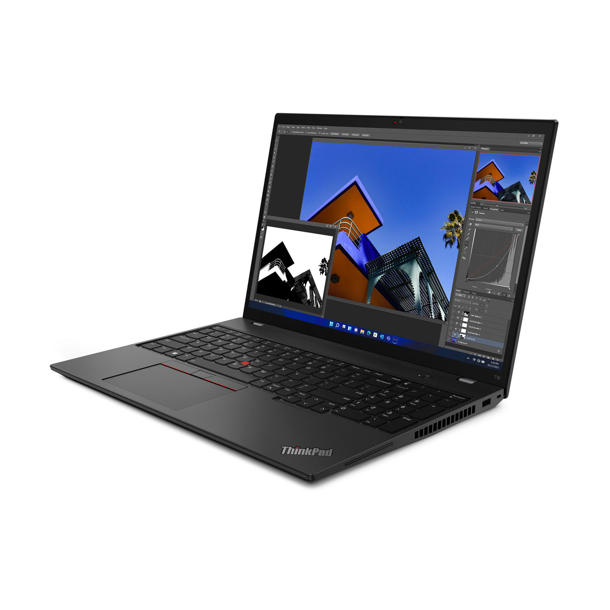 Lenovo ThinkPad T16 Gen 1 Laptop - 40.6 cm (16&quot;) - Intel® Core™ i5-1235U - 8 GB DDR4-SDRAM - 256 GB SSD - Wi-Fi 6E - Windows 11 Pro - Black