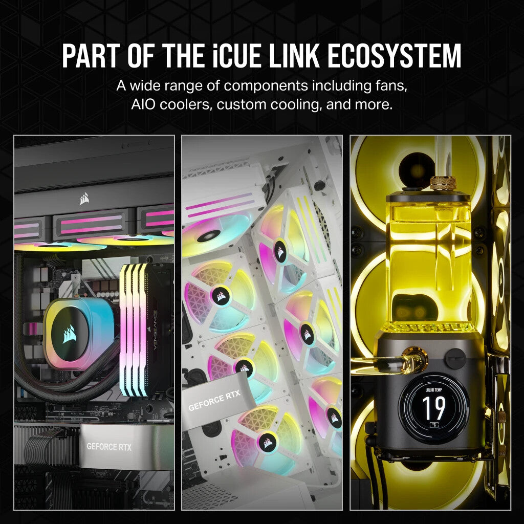 Corsair iCUE LINK H150i RGB - Liquid Processor Cooling Kit in White - 360mm
