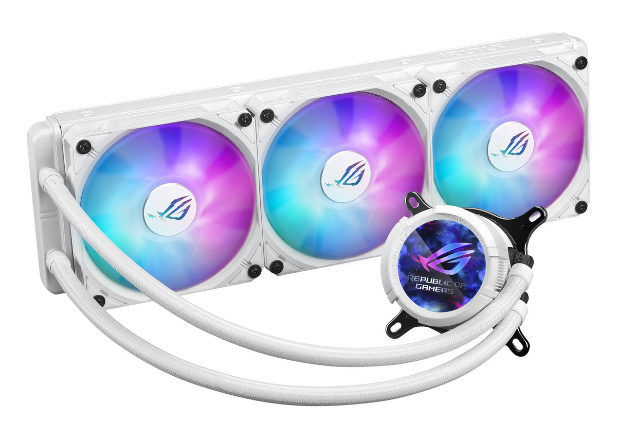 ASUS ROG Strix LC III 360 ARGB "White Edition" - All-in-one Liquid Processor Cooler - 360mm