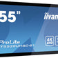 iiyama ProLite TF5539UHSC-B1AG computer monitor 139.7 cm (55") 3840 x 2160 pixels 4K Ultra HD LED Touchscreen Multi-user Black