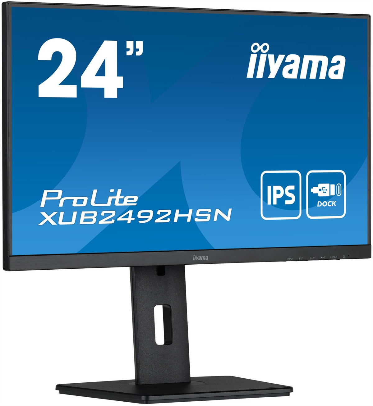 iiyama ProLite XUB2492HSN-B5 LED display 61 cm (24") 1920 x 1080 pixels Full HD Black Monitor