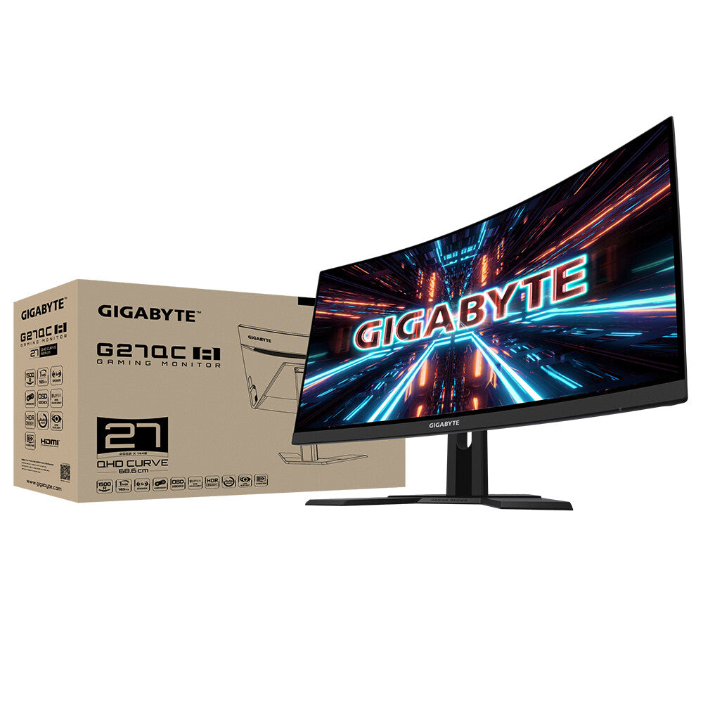 Gigabyte G27QC A - 68.6 cm (27") 2560 x 1440p 2K Ultra HD LED Montior