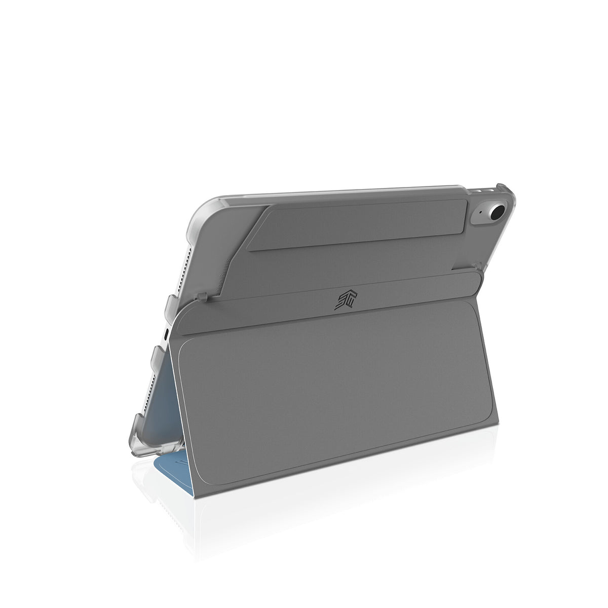 STM Studio Folio Case for 10.9&quot; iPad in Blue / Transparent