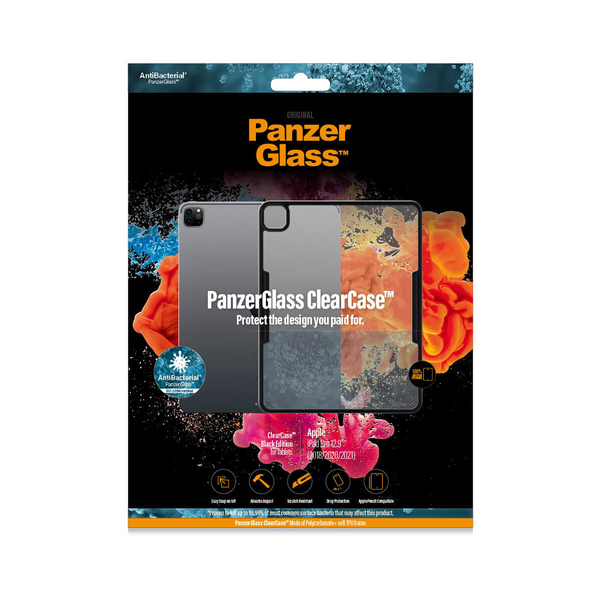 PanzerGlass ® ClearCase™ for 12.9" iPad Pro in Black