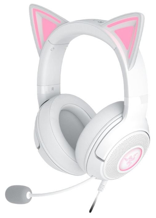 Razer Kraken Kitty V2 Headset Wired Head-band Gaming USB Type-A White