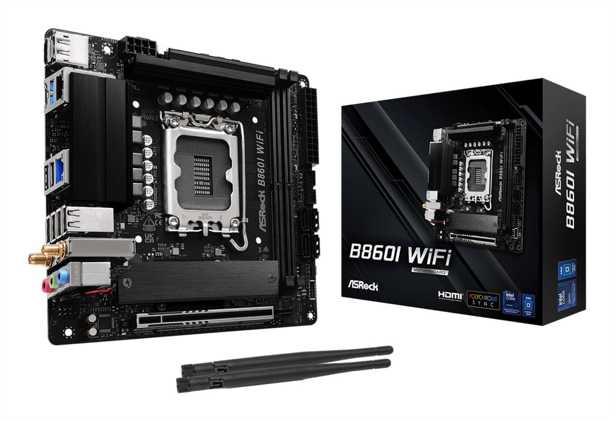 Asrock B860I WiFi Intel B860 LGA 1851 (Socket V1) mini ITX