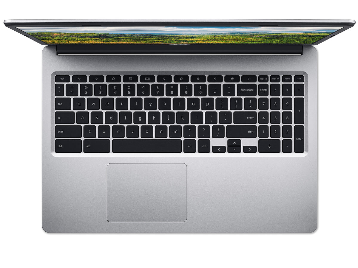 Acer Chromebook 315 - 39.6 cm (15.6") - Intel® Celeron® N4020 - 4 GB DDR4-SDRAM - 64 GB eMMC - Wi-Fi 5 - Chrome OS - Silver