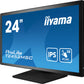 iiyama ProLite T2452MSC-B1 - 60.5 cm (23.8") - 1920 x 1080 pixels FHD LCD Touchscreen Monitor