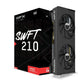 XFX Speedster SWFT 210 - AMD 16 GB GDDR6 Radeon RX 7600 XT graphics card