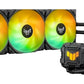 ASUS TUF GAMING LC II 360 ARGB -Liquid Processor Cooler in Black - 360mm