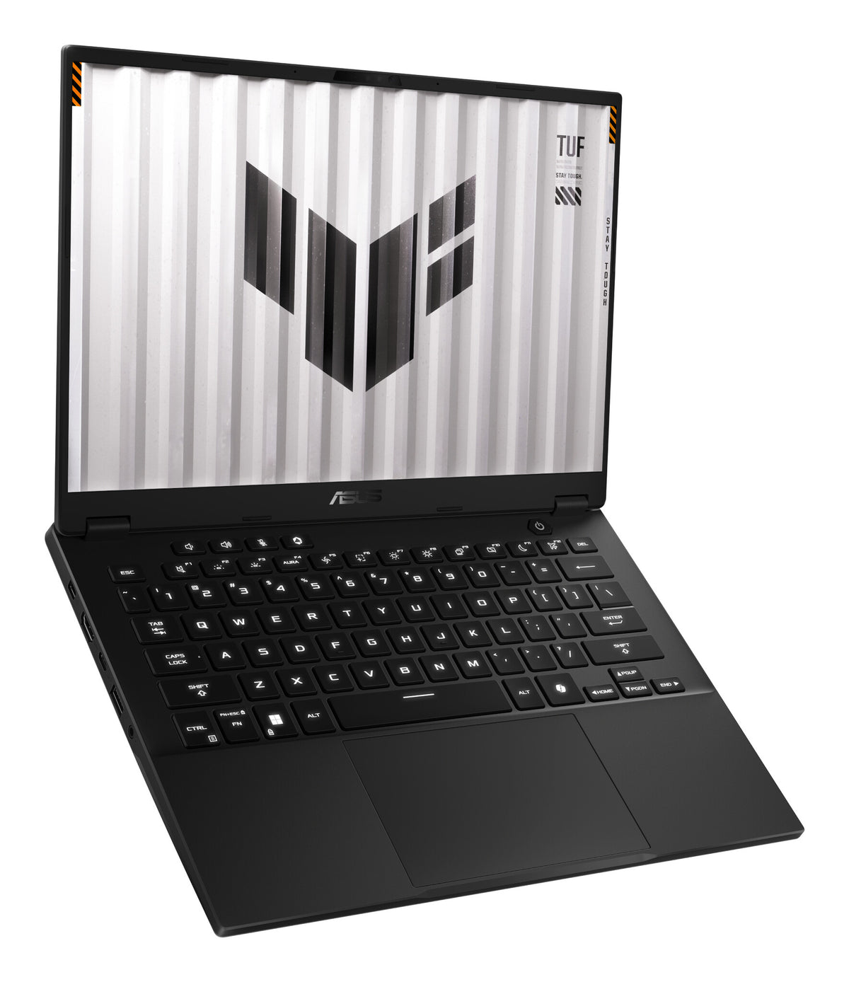 ASUS TUF Gaming FA401UV-RG004W Laptop - 35.6 cm (14") - AMD Ryzen™ 7 8845HS - 16 GB LPDDR5x-SDRAM - 1 TB SSD - NVIDIA GeForce RTX 4060 - Wi-Fi 6E - Windows 11 Home - Black / Grey