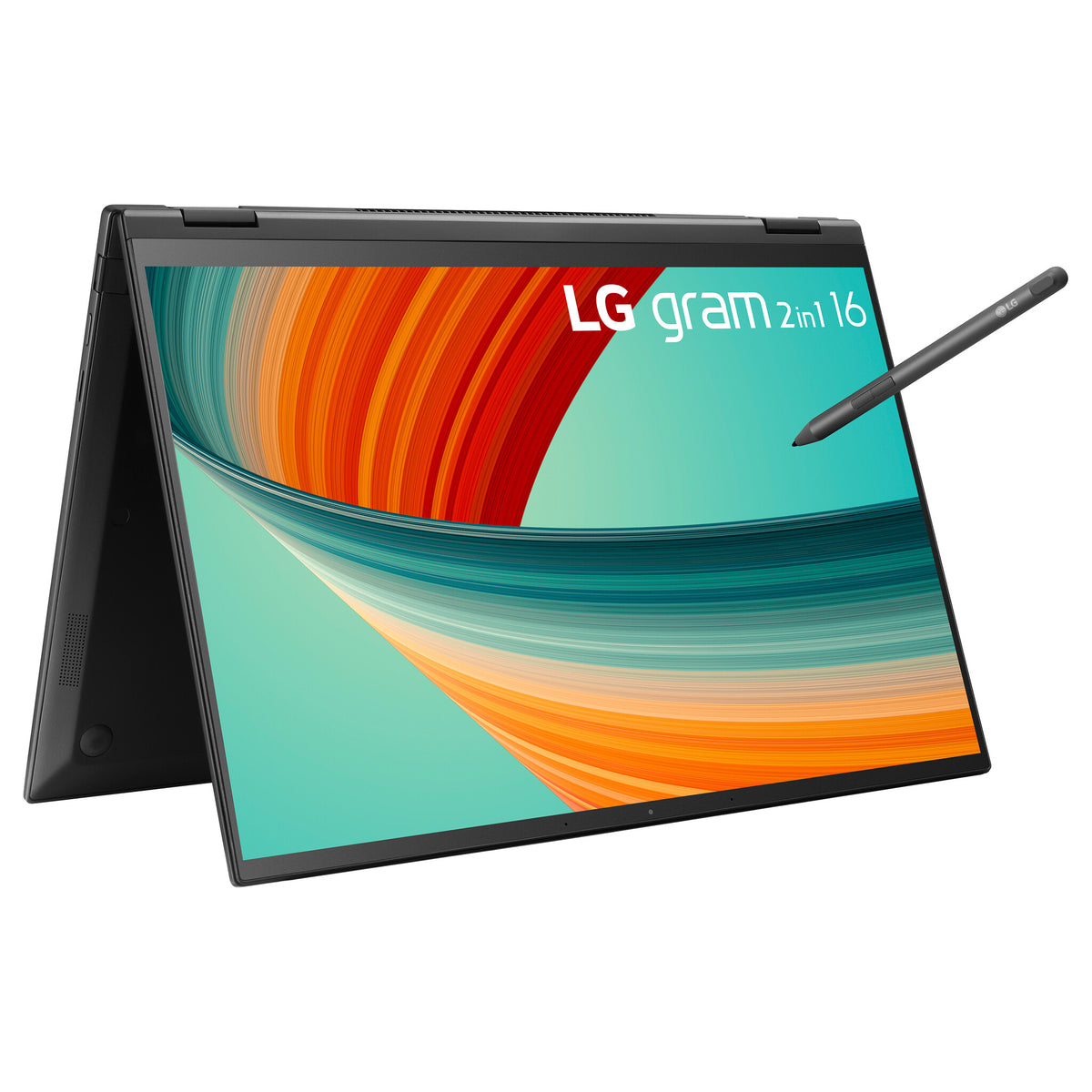 LG Gram 16T90R-K.AA78A1 Hybrid (2-in-1) - 40.6 cm (16") - Touchscreen - Intel® Core™ i7-1360P - 16 GB LPDDR5-SDRAM - 1 TB SSD - Wi-Fi 6E - Windows 11 Home - Black